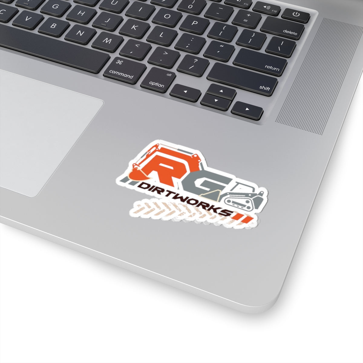 Dirtworks Logo Sticker — RC Excavator Kiss-Cut Decal
